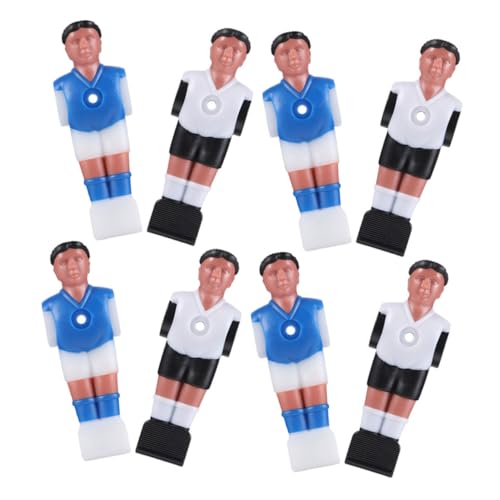 MOBUTOFU 8 Stück Teiliges Set Tischfußballspieler Figuren Ersatzspieler für Tischfußball Tragbar und Kompakt für Zuhause Büro und für Unvergessliche Spielmomente von MOBUTOFU
