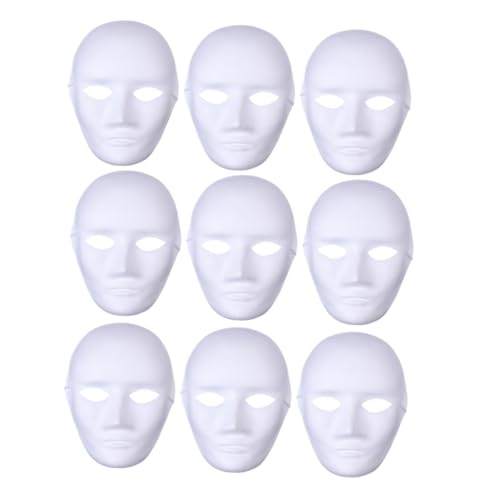 MOBUTOFU Leere Papiermasken Zum DIY Bemalen Für Und Erwachsene Umweltfreundliche Cosplay Masken Für Karneval Halloween Und Mottopartys MOBUTOFU Leere Papiermasken Zum DIY Bemalen Für Und Erwachsene Umweltfreundliche Cosplay Masken Für Karneval Halloween Und Mottopartys von MOBUTOFU
