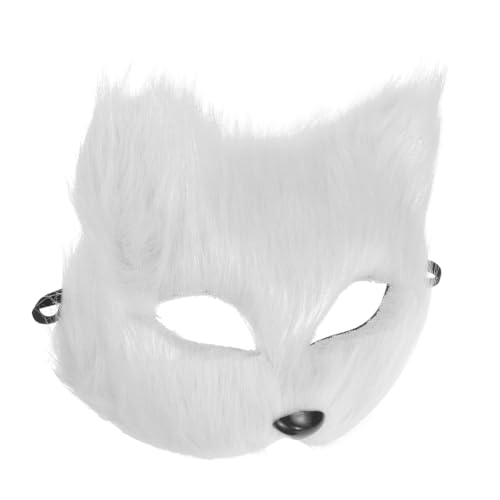 MOBUTOFU Fuchsmaske, Maskenmaske, Halbmaske, Halbmaske, Tiermaske, Partymaske, Füchse Maske Im Japanischen Stil, Cosplay Maske von MOBUTOFU