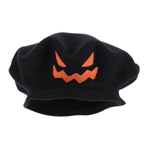 MOBUTOFU Halloween Party Kürbis Baskenmütze Leicht und Umweltfreundlich Perfektes Kostüm Zubehör für Erwachsene und Themenpartys von MOBUTOFU