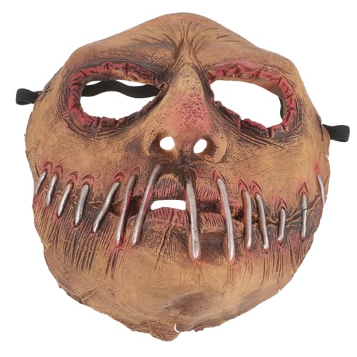 MOBUTOFU Horror Halloween aus Realistische Gruselige Cosplay Kopfbedeckung für Erwachsene Weiche Vollkopfmaske für Halloween Party Kostüm und Maskerade Events MOBUTOFU Horror Halloween aus Realistische Gruselige Cosplay Kopfbedeckung für Erwachsene Weiche Vollkopfmaske für Halloween Party Kostüm und Maskerade Events von MOBUTOFU