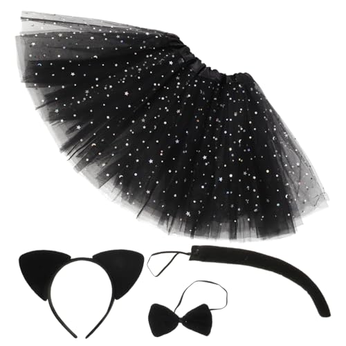 MOBUTOFU Halloween-katzenkostüm-set Für Katzen-stirnband Ohren Und Katzen-cosplay-zubehör Bequem Und Hautfreundlich von MOBUTOFU