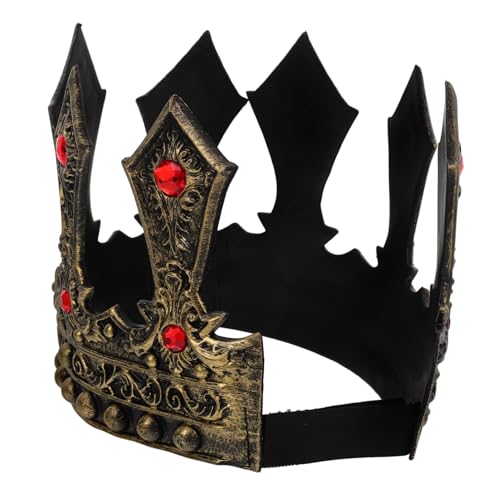 MOBUTOFU Kostüm Krone Für Erwachsene Von Herren Für Kostüme Verstellbare Größe Diamant Mittelalterliche Requisiten Kopfschmuck MOBUTOFU Kostüm Krone Für Erwachsene Von Herren Für Kostüme Verstellbare Größe Diamant Mittelalterliche Requisiten Kopfschmuck von MOBUTOFU
