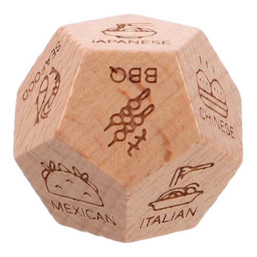 MOBUTOFU Abendessen-entscheidungsspiel Holzmaterial Lebensmittelentscheider Für Geburtstage Und Jubiläen von MOBUTOFU
