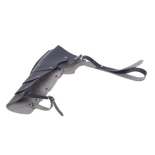 MOBUTOFU Mittelalterliche Schulterschützer, Party Cosplay Armschützer, Soldatenkostüm, Mittelalterkostüm, Lederschulterpanzer, Mittelalterliche Schulterpanzer, Römische von MOBUTOFU
