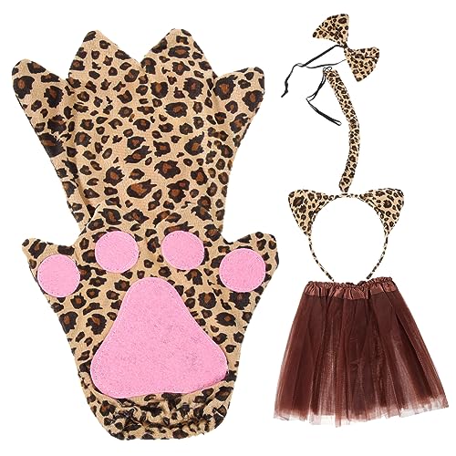 MOBUTOFU Stirnband-set mit Tierohren Fliege und für Halloween-verkleidung und Dschungelparty MOBUTOFU Stirnband-set mit Tierohren Fliege und für Halloween-verkleidung und Dschungelparty von MOBUTOFU