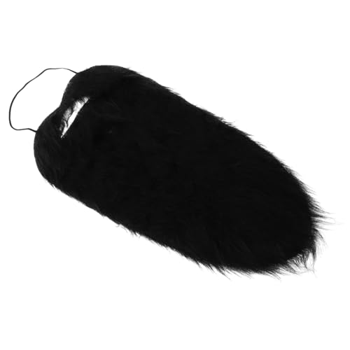 MOBUTOFU Plüschige Schwarze Fake-schnurrbart und Schnurrbart für Halloween und Party Leichtes Komfortables Tragen Kreative Bühnenperformance Dekoration Einfach Anzulegen für Kostüme und von MOBUTOFU