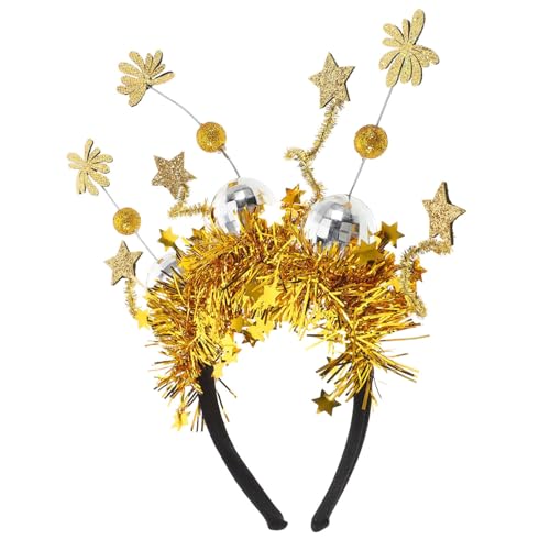 MOBUTOFU Silbernes Year Party Stirnband Glitter Stern Pailletten Kopfschmuck Leichtes Langlebiges Neujahrs Accessoire für Festliche Feiern und Unvergessliche Fotomomente MOBUTOFU Silbernes Year Party Stirnband Glitter Stern Pailletten Kopfschmuck Leichtes Langlebiges Neujahrs Accessoire für Festliche Feiern und Unvergessliche Fotomomente von MOBUTOFU