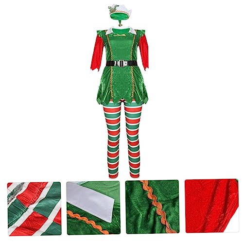 MOBUTOFU Weihnachtskostü Damen Einteiliges Elf Kostü Für Frauen Festliches Performance Kleid Für Weihnachten Karneval Und Partys Perfekt Für Festliche Anlässe MOBUTOFU Weihnachtskostü Damen Einteiliges Elf Kostü Für Frauen Festliches Performance Kleid Für Weihnachten Karneval Und Partys Perfekt Für Festliche Anlässe von MOBUTOFU