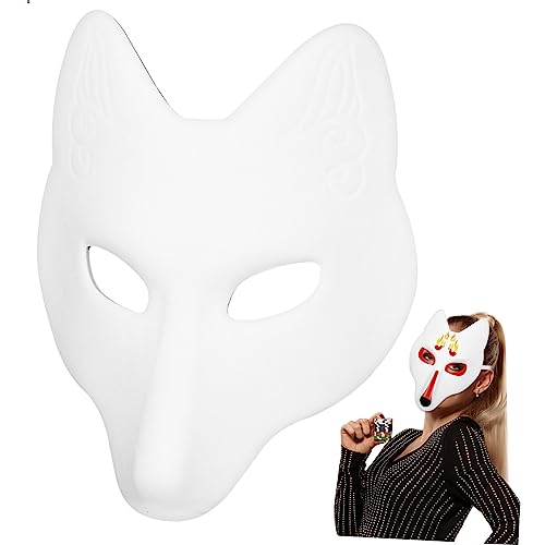 MOBUTOFU Fuchs-Masken für Frauen Maskerade handbemalt japanischer Stil dekoratives Handwerk MOBUTOFU Fuchs-Masken für Frauen Maskerade handbemalt japanischer Stil dekoratives Handwerk von MOBUTOFU