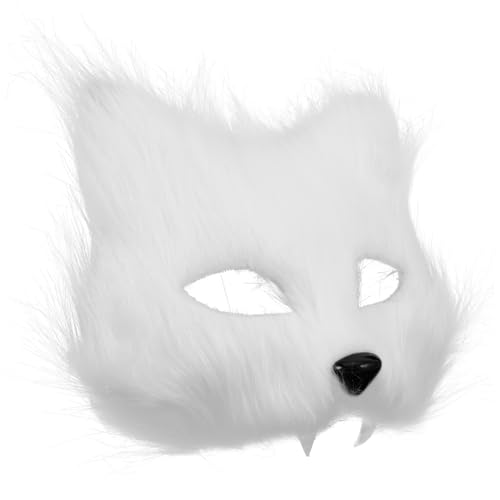 MOBUTOFU Halloween Dekorationsmaske Halbgesichtssimulation Bequeme Fuzzy-maske für Cosplay MOBUTOFU Halloween Dekorationsmaske Halbgesichtssimulation Bequeme Fuzzy-maske für Cosplay von MOBUTOFU