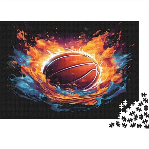 1000 Stück Puzzles Für Erwachsene Teenager Basketball Stress Abbauen Familien-Puzzlespiel Mit Poster in Voller Größe 1000-teiliges Puzzle Lernspiel Geschenk 1000pcs (75x50cm) von MOBYAT