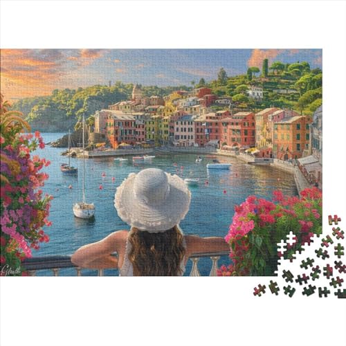 1000 Stück Puzzles Für Erwachsene Teenager Beautiful_Sunset_Over Stress Abbauen Familien-Puzzlespiel Mit Poster in Voller Größe 1000-teiliges Puzzle Lernspiel Geschenk 1000pcs (75x50cm) von MOBYAT