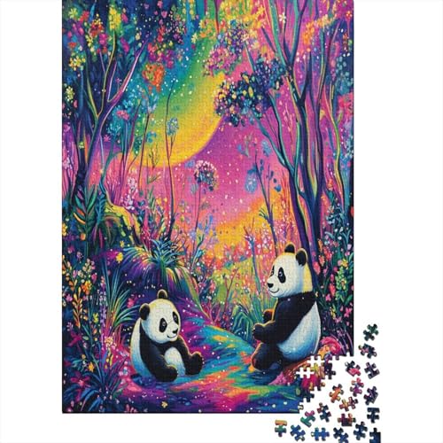 1000 Stück Puzzles Für Erwachsene Teenager Panda Stress Abbauen Familien-Puzzlespiel Mit Poster in Voller Größe 1000-teiliges Puzzle Lernspiel Geschenk 1000pcs (75x50cm) von MOBYAT