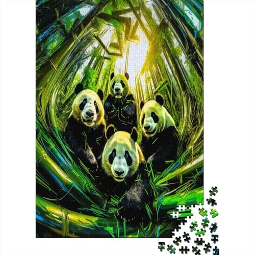 1000 Stück Puzzles Für Erwachsene Teenager Panda Stress Abbauen Familien-Puzzlespiel Mit Poster in Voller Größe 1000-teiliges Puzzle Lernspiel Geschenk 1000pcs (75x50cm) von MOBYAT
