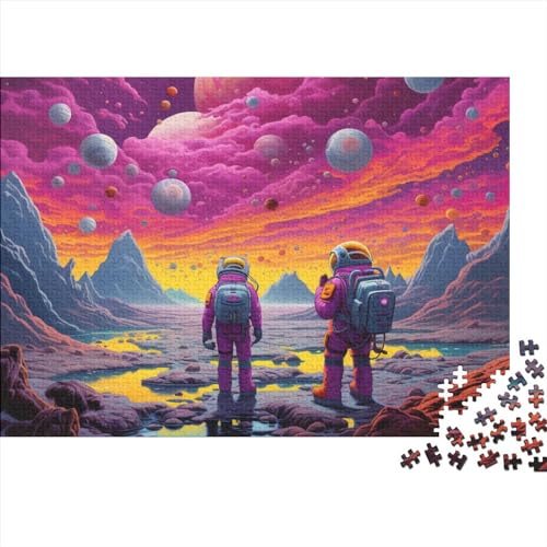 1000 Stück Puzzles Für Erwachsene Teenager Planet Stress Abbauen Familien-Puzzlespiel Mit Poster in Voller Größe 1000-teiliges Puzzle Lernspiel Geschenk 1000pcs (75x50cm) von MOBYAT