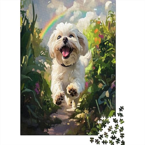 1000 Stück Puzzles Für Erwachsene Teenager Shih Tzu Stress Abbauen Familien-Puzzlespiel Mit Poster in Voller Größe 1000-teiliges Puzzle Lernspiel Geschenk 1000pcs (75x50cm) von MOBYAT