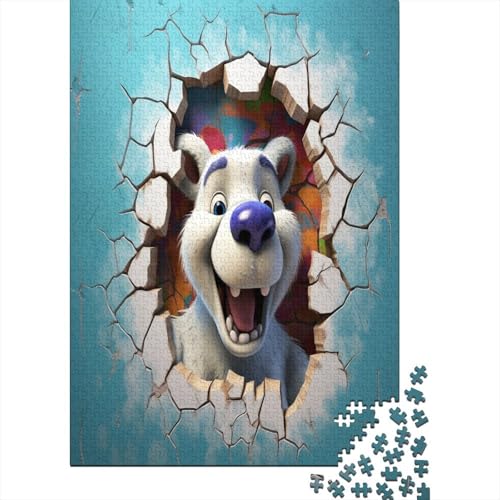 1000 Teile Hölzern Puzzle - 3D Tier Avatar - 1000 Teile Puzzle Für Erwachsene Ab 14 Jahren 1000pcs (75x50cm) von MOBYAT