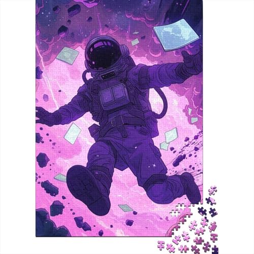 1000 Teile Hölzern Puzzle - Asttronaut - 1000 Teile Puzzle Für Erwachsene Ab 14 Jahren 1000pcs (75x50cm) von MOBYAT
