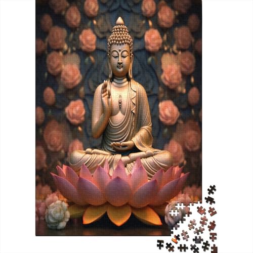 1000 Teile Hölzern Puzzle - Buddha (13) - 1000 Teile Puzzle Für Erwachsene Ab 14 Jahren 1000pcs (75x50cm) von MOBYAT