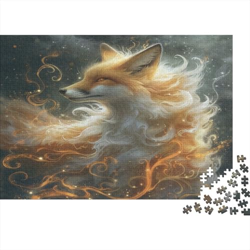 1000 Teile Hölzern Puzzle - Fuchs - 1000 Teile Puzzle Für Erwachsene Ab 14 Jahren 1000pcs (75x50cm) von MOBYAT