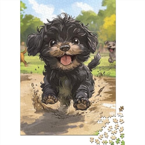 1000 Teile Hölzern Puzzle - Hund - 1000 Teile Puzzle Für Erwachsene Ab 14 Jahren 1000pcs (75x50cm) von MOBYAT