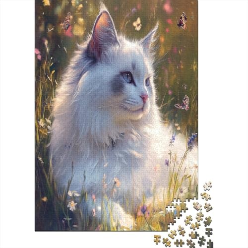 1000 Teile Hölzern Puzzle - Ragdoll - 1000 Teile Puzzle Für Erwachsene Ab 14 Jahren 1000pcs (75x50cm) von MOBYAT