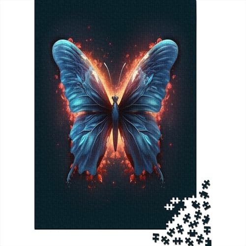 1000 Teile Hölzern Puzzle - Schmetterling Colorful - 1000 Teile Puzzle Für Erwachsene Ab 14 Jahren 1000pcs (75x50cm) von MOBYAT