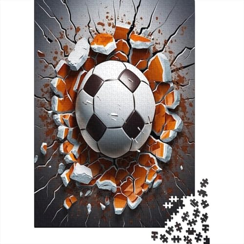 2025 Hölzern Puzzle 3D Effect Fußball, Familienurlaub-Puzzle 1000 Teile Puzzles, Puzzles,HausdekoRatteion, Erwachsene 2025 Hölzern Puzzle 3D Effect Fußball, Familienurlaub-Puzzle 1000 Teile Puzzles, Puzzles,HausdekoRatteion, Erwachsene von MOBYAT