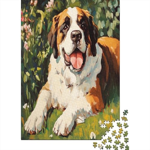 BAdler Hunde 1000 Teile, Impossible Woody Puzzle,Geschicklichkeitsspiel Für Die Ganze Familie, Erwachsenenpuzzle Ab 14 Jahren Puzzel 1000pcs (75x50cm) von MOBYAT