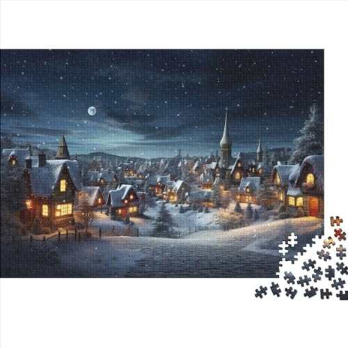 Christmas Scene Puzzle, 1000 Puzzleteile Im Adventskalender 2023, Geschenke Für Jungen, Mädchen, Familie Und Freunde Zu Weihnachten von MOBYAT