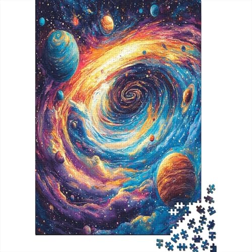 Cosmic Sternry Sky 1000 Stück Puzzles Für Erwachsene Teenager Stress Abbauen Familien-Puzzlespiel Mit Poster in 1000-teiliges Puzzle Lernspiel Spielzeug Geschenk Puzzel 1000pcs (75x50cm) von MOBYAT
