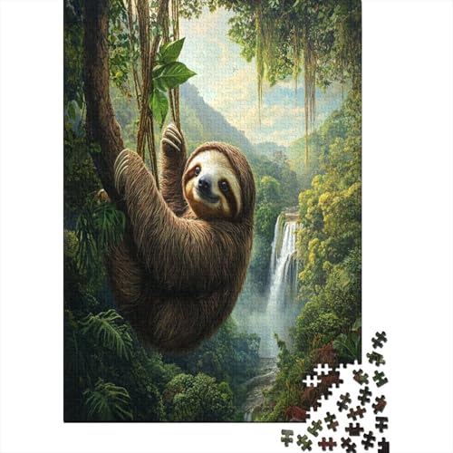 Faulheit 1000 Stück Puzzles Für Erwachsene Teenager Stress Abbauen Familien-Puzzlespiel Mit Poster in 1000-teiliges Puzzle Lernspiel Spielzeug Geschenk Puzzel 1000pcs (75x50cm) von MOBYAT