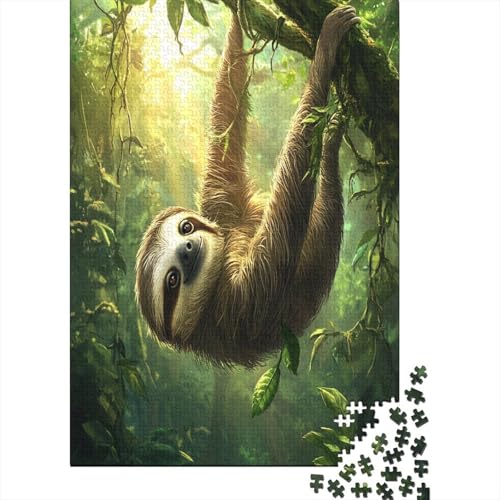 Faulheit 1000 Teile Hölzern Puzzle 1000pcs (75x50cm) von MOBYAT