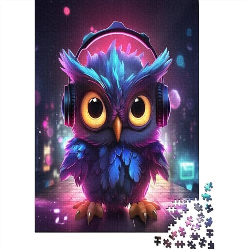 Hölzern Puzzle 2025, Adventskalender Puzzle 1000 Hölzern Teile Weihnachtskalender 2025 Männer Frauen Geschenke Jigsaw Puzzle Adventskalender Geschenke - Cute Neon Eule Hölzern Puzzle 2025, Adventskalender Puzzle 1000 Hölzern Teile Weihnachtskalender 2025 Männer Frauen Geschenke Jigsaw Puzzle Adventskalender Geschenke - Cute Neon Eule von MOBYAT
