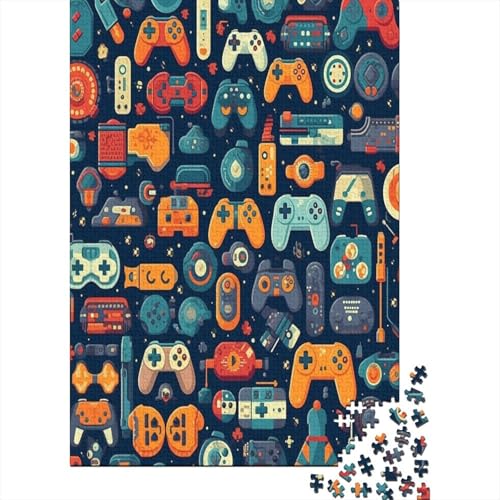 Hölzern Puzzle Multi-Color Spieler 1000 Piece Puzzle for Adults, Puzzle with 1000pcs (75x50cm) von MOBYAT
