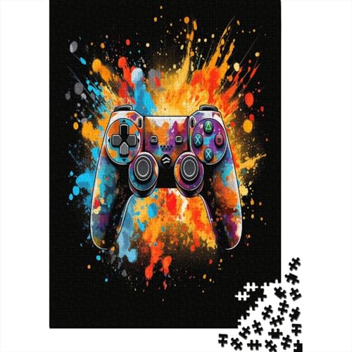 Hölzern Puzzle Multi-Color Spieler 1000 Piece Puzzle for Adults, Puzzle with 1000pcs (75x50cm) von MOBYAT