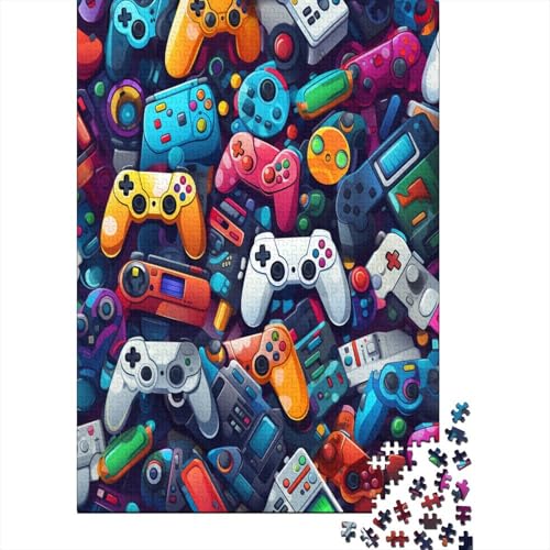 Hölzern Puzzle Spielpad 1000 Piece Puzzle for Adults, Puzzle with 1000pcs (75x50cm) von MOBYAT