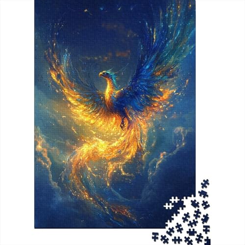 Phoenix 1000 Teile, Impossible Woody Puzzle,Geschicklichkeitsspiel Für Die Ganze Familie, Erwachsenenpuzzle Ab 14 Jahren Puzzel 1000pcs (75x50cm) von MOBYAT