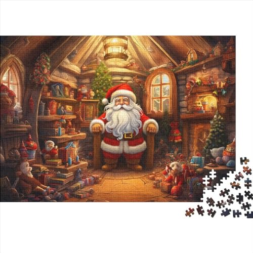 Puzzle, 500 Puzzleteile Im Adventskalender 2023, Geschenke Für Jungen, Mädchen, Familie Und Freunde Zu Weihnachten(Weihnachtsmann) von MOBYAT