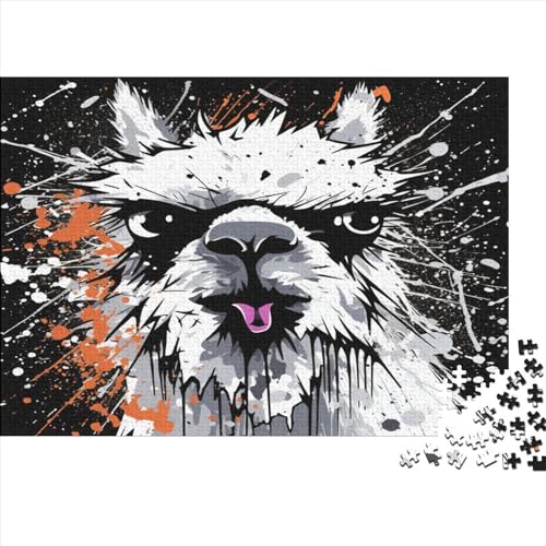 Puzzle 1000 Teile, Alpaka Collection, Geschicklichkeitsspiel Für Die Ganze Familie, Erwachsenenpuzzle Ab 14 Jahren - Holzpuzzle 1000pcs (75x50cm) von MOBYAT
