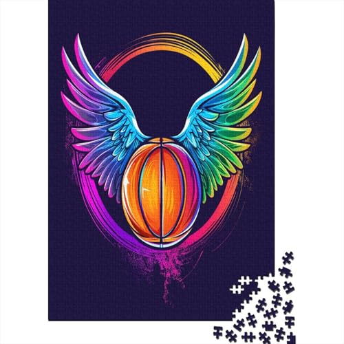 Puzzle 1000 Teile, Basketball Collection, Geschicklichkeitsspiel Für Die Ganze Familie, Erwachsenenpuzzle Ab 14 Jahren - Holzpuzzle 1000pcs (75x50cm) von MOBYAT