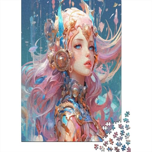 Puzzle 1000 Teile, Bunte Meerjungfrauen Collection, Geschicklichkeitsspiel Für Die Ganze Familie, Erwachsenenpuzzle Ab 14 Jahren - Holzpuzzle 1000pcs (75x50cm) von MOBYAT