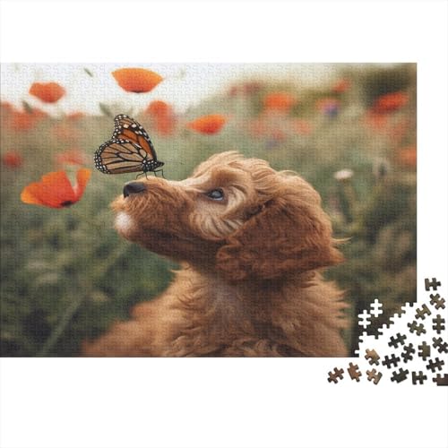 Puzzle 1000 Teile, Cockapoo Collection, Geschicklichkeitsspiel Für Die Ganze Familie, Erwachsenenpuzzle Ab 14 Jahren - Holzpuzzle 1000pcs (75x50cm) von MOBYAT