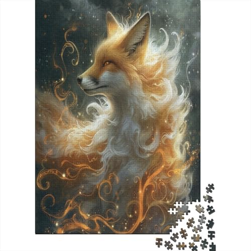 Puzzle 1000 Teile, Fox Collection, Geschicklichkeitsspiel Für Die Ganze Familie, Erwachsenenpuzzle Ab 14 Jahren - Holzpuzzle 1000pcs (75x50cm) von MOBYAT