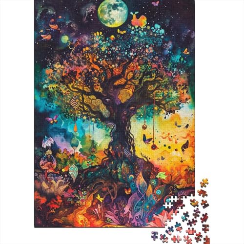 Puzzle 1000 Teile, Lebensbaum Collection, Geschicklichkeitsspiel Für Die Ganze Familie, Erwachsenenpuzzle Ab 14 Jahren - Holzpuzzle 1000pcs (75x50cm) von MOBYAT