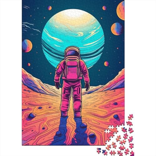 Puzzle 1000 Teile, Planet, Nubula, Sterns, Astronauten Collection, Geschicklichkeitsspiel Für Die Ganze Familie, Erwachsenenpuzzle Ab 14 Jahren - Holzpuzzle 1000pcs (75x50cm) von MOBYAT