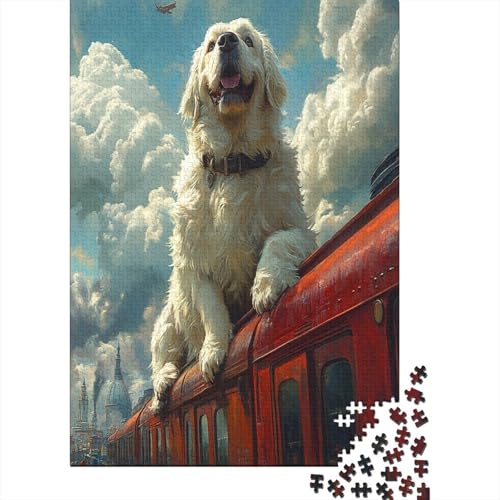 Puzzle 1000 Teile, St. Bernard Collection, Geschicklichkeitsspiel Für Die Ganze Familie, Erwachsenenpuzzle Ab 14 Jahren - Holzpuzzle 1000pcs (75x50cm) von MOBYAT