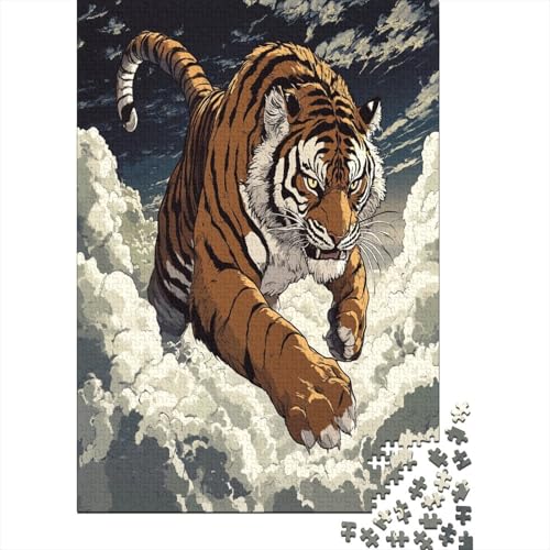 Puzzle 1000 Teile, Tiger Collection, Geschicklichkeitsspiel Für Die Ganze Familie, Erwachsenenpuzzle Ab 14 Jahren - Holzpuzzle 1000pcs (75x50cm) von MOBYAT