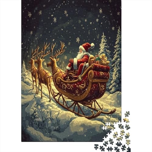 Puzzle 1000 Teile, Weihnachtsmann Collection, Geschicklichkeitsspiel Für Die Ganze Familie, Erwachsenenpuzzle Ab 14 Jahren - Holzpuzzle 1000pcs (75x50cm) von MOBYAT